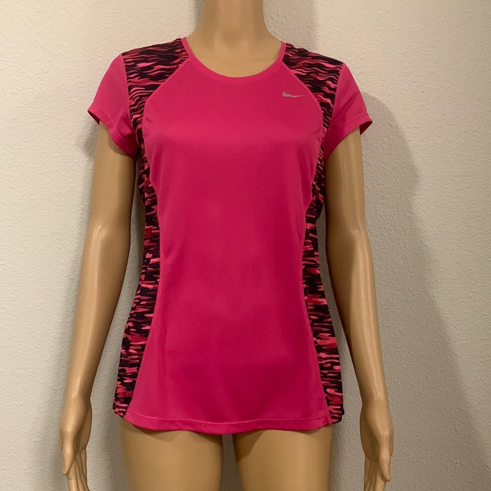 Nike Dri-Fit Athletic Top, Pink, size M